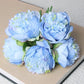 Lifelike Artificial Peony Flower Bouquet – Perfect for Home, Office, or Event Décor