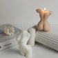 Sculptural Artistic Body Candles – Elegant Human Form Candles for Home Decor