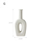 Timeless White Porcelain Vases – Elegant Home Décor for Floral Arrangements