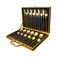 Luxury Gold-Plated Stainless Steel Cutlery Set – Elegant Dining by N.G.I Goods